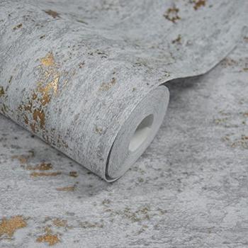 Grandeco Concrete Urban Grey Wallpaper by Paul Moneypenny