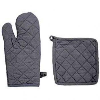 Manique de cuisine gris clair