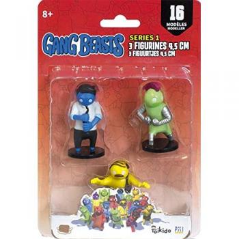 Figura de Acción Lansay Gang Beasts Colección Lote 3 3 Piezas 4,5 cm