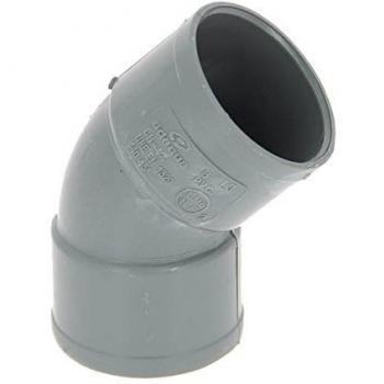Coude 45° PVC femelle/femelle Ø 40 Adequa