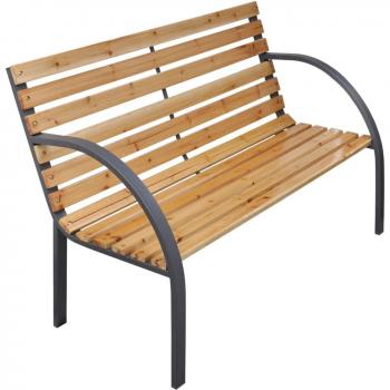 Banco Jardín Abeto 112 cm – Madera Maciza