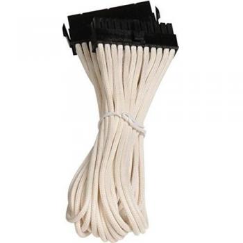 30 cm 24‑Pin ATX Sleeved Power Cable – Black & White