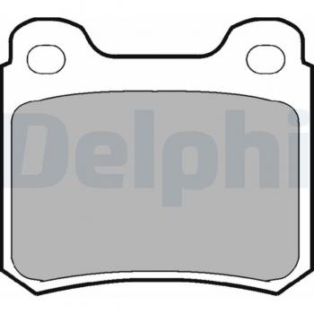 Plaquettes de frein DELPHI LP915