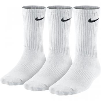 Nike Men Light Crew Socks Pack of 3 – White/Black – Large Size
