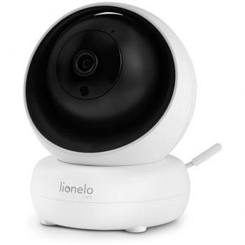 Lionelo Babyline 8.3 Moniteur vidéo numérique pour bébé avec caméra Full HD 360°, écran 5, portée 200 m, communication bidirectionnelle, berceuses, batterie de 8 h, mode nuit, capteur