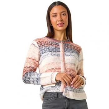 Cardigan Doux Ombre Bleu Roman
