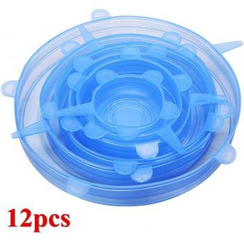 Couvercles Étanches en Silicone pour Conservation