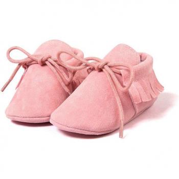 Chaussures de sport pour nouveau-nés avec joli pompon