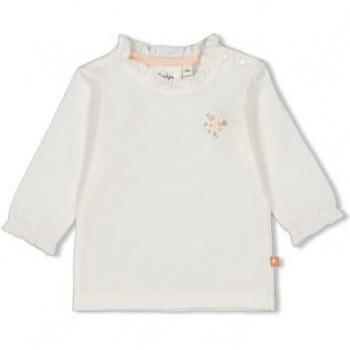 Feetjes Bloom Camicia Off White a Maniche Lunghe