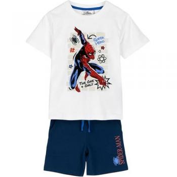 Pijama Azul Marino con Diseño Spiderman para Niños