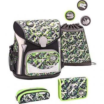 Belmil Ergonomischer Schulranzen Set 5-teilig für Jungen