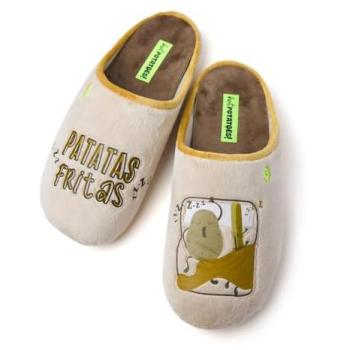 UK 7 Gioseppo Newaygo Beige Men’s Cozy Slippers