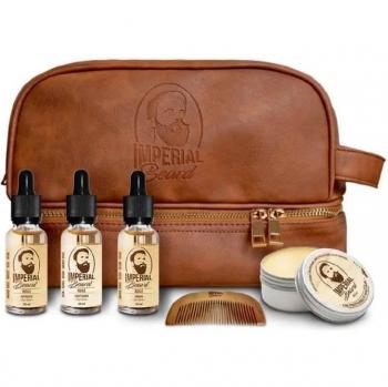 Imperial Beard Trousse Huiles Et Cire Pour Barbe Et Moustache