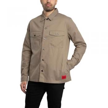 HUGO Enalu Jeansjacke in Braun