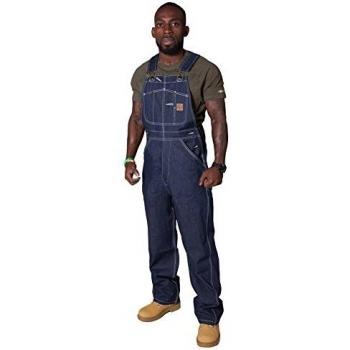 Berne Authentic Indigo Work Bib Overall – Mens Denim Dungarees