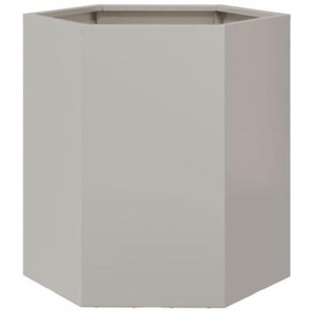 VidaXL Floreira Hexagonal de Jardim Aço Inoxidável