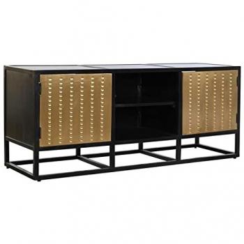 Dkd Home Decor TV-Schrank Schwarz Metall Holz 120 cm
