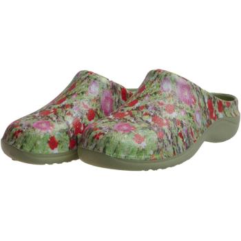 Bright Green Poppy Escape Clog