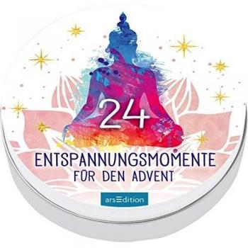 ARS EDITION Adventskalender 12x12cm 134236 Entspannungsmomente