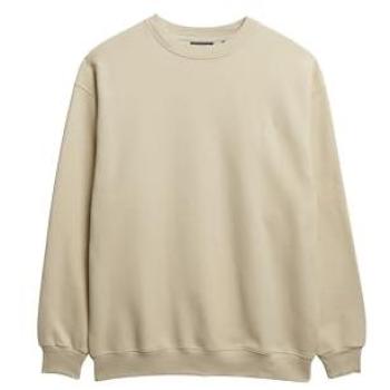 Superdry Hellgrau-Oversized-Sweatshirt mit Rundhalsausschnitt