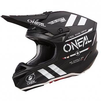 Casco Oneal 5SRS Polyacrylite Warhawk Nero Bianco XL