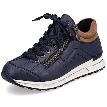 Rieker Sneaker für Damen, marine, mit weichem Schaftrand, Gr. 42