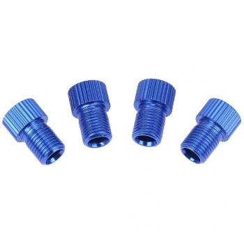 Adaptador de válvula de cobre para bicicleta, 4 unidades, Presta a Schrader