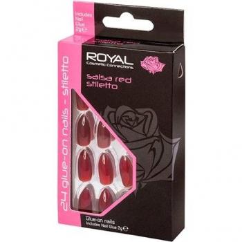 Ongles Kunstmatig Stiletto Rouge Salsa