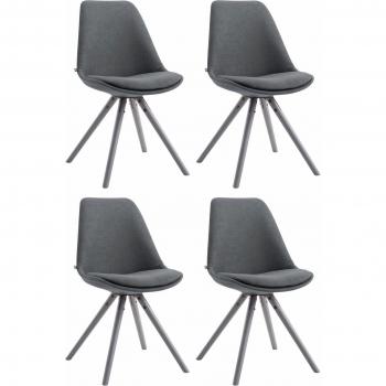Set de 4 Sillas Escandinavas con Patas de Madera