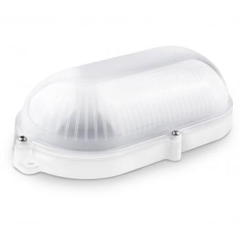 Ovale LED-Wandleuchte 9W kaltweiß IP65