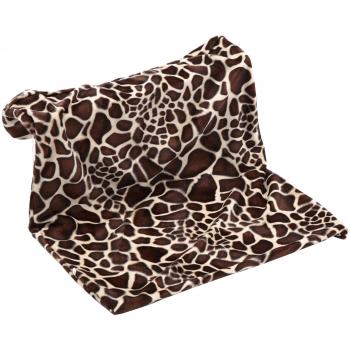 Trixie Cat Warmer Bed with Giraffe Print