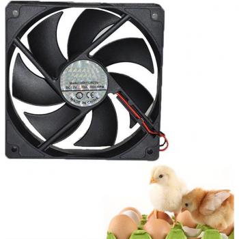 Miniature 12V Ventilation Fan for Egg Incubator