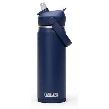 Thrive Flip Vacuum Bottle with Straw – 20 oz, Navy