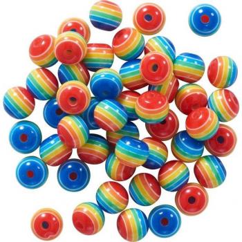 Kreativ Perlen-Set Regenbogen, 48 Stück
