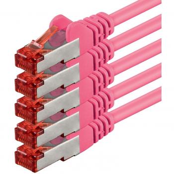 RedSecure SFTP CAT 6 0 Rosa 5 m (2 RJ45)