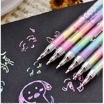 6-Color Stationery Highlighter Pens
