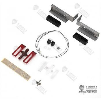 LESU support de feu arrière pour modèle camion TAMIYA RC VOLVO 1/14