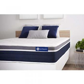 Actisom Matelas Actilatex 90×190 CM – Mi‑Ferme, 26 CM, 7 Zones de Confort