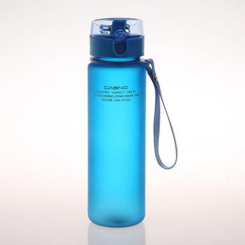 Straight Plastic Water Cup with Cover