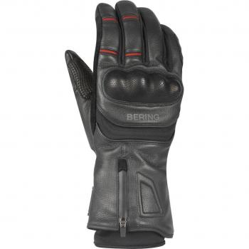 Gants Bering Halifax Noir Rouge