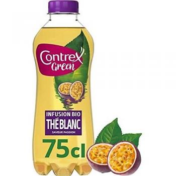 Pack 6 de Contrex Green Bio – Thé Blanc à la Passion – 75 cl