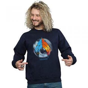 Top Uomo Aquaman Logo Tropicale DC Comics