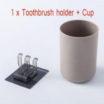 Boxi Punch-Free Toothbrush Cup Holder