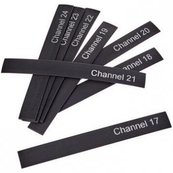 Set Shrinktube Sommer Cable 17-24 Nero
