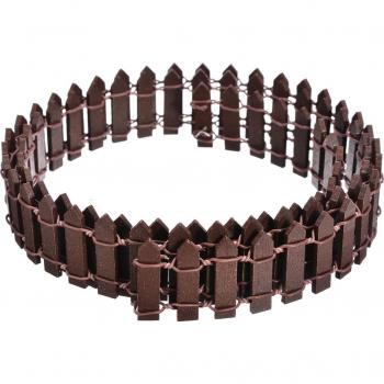 Wooden Mini Fence for Dollhouse and Fairy Garden