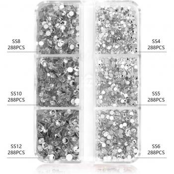 Strass miroir carré pour manucure
