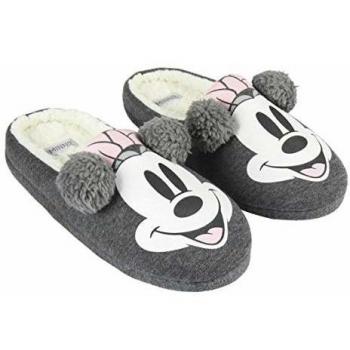 Artesania Cerda Kinder Hausschuhe Minnie, Grau (Gris C13), 33 EU