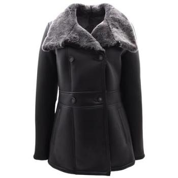 Real Sheepskin Bonnie Peacoat, House of Leather – 12