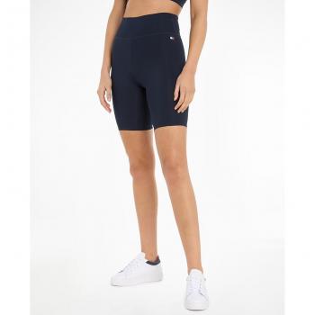 Pantaloni Corti Tommy Hilfiger Flag Fitted blu marino donna