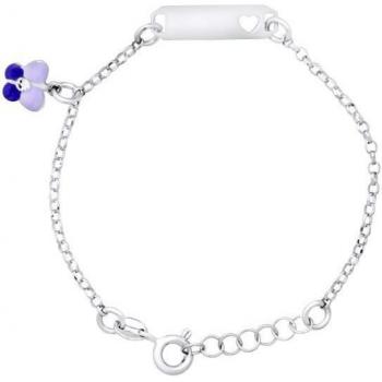Bijou Enfant Gourmette Ajouré Cœur & Papillon